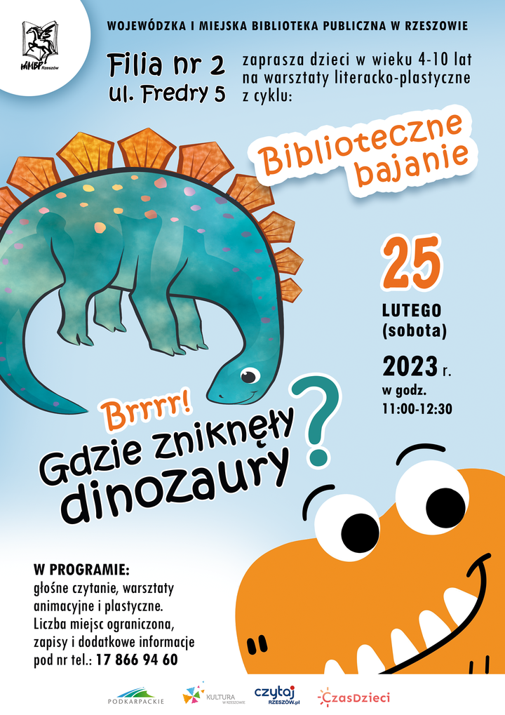 Brrrr Gdzie zniknęły dinozaury warsztaty literacko plastyczne