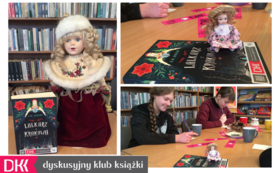 Kolaż trzech zdjęć, kt&oacute;re przedstawiają książkę i lalkę oraz dwie nastolatki. 