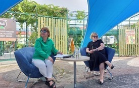 Ilona Łepkowska gościem Letnich Ogrodów Literackich 1