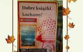 Plakat Dyskusyjnych Klub&oacute;w Książki i książka &quot;To nie moja wina&quot;