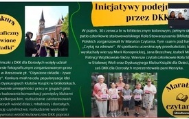 Slajd prezentacji o inicjatywach z DKK.