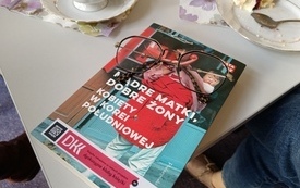 Książka "Mądre matki", okulary.