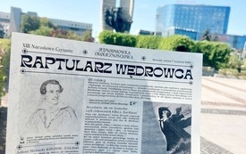 Jednodni&oacute;wka okolicznościowa na tle pomnika rzeszowskiego.