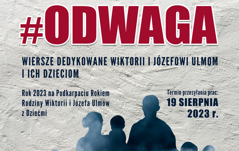 Zdjęcie do Og&oacute;lnopolski konkurs poetycki: #ODWAGA. Wiersze dedykowane Wiktorii...