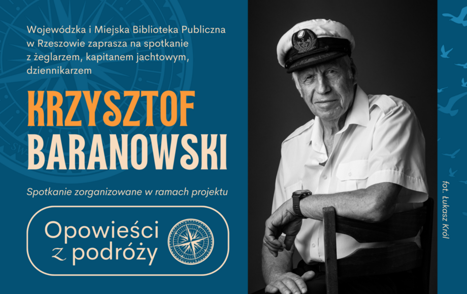 Zdjęcie do Spotkanie z żeglarzem, kapitanem jachtowym, dziennikarzem Krzysztofem...