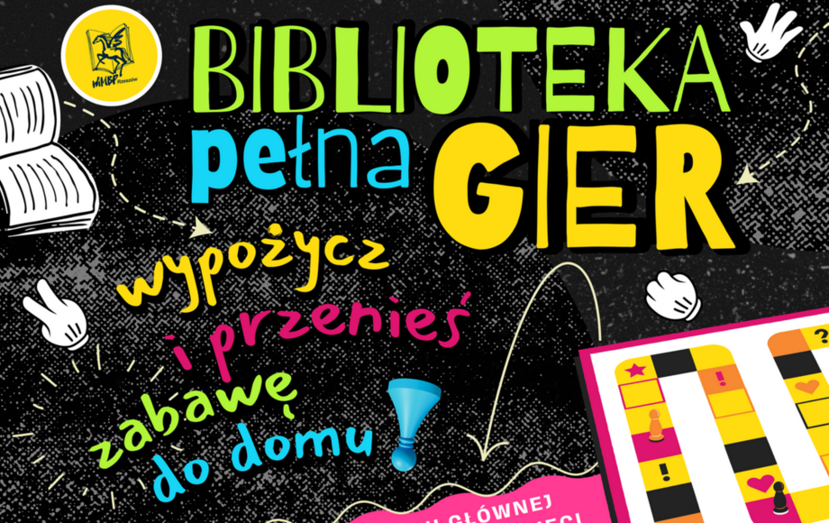 Zdjęcie do Biblioteka pełna gier &ndash; wypożycz i przenieś zabawę do domu...