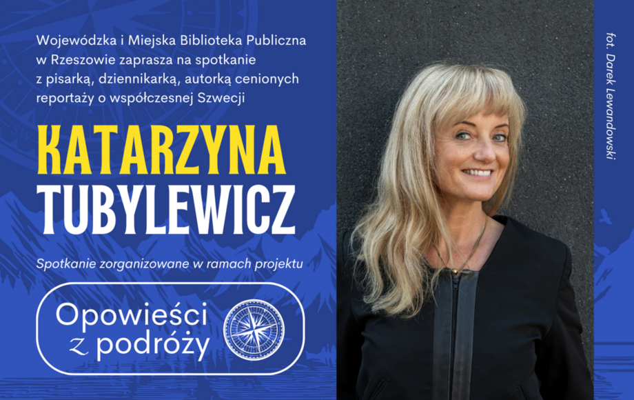 Zdjęcie do Spotkanie z pisarką i dziennikarką Katarzyną Tubylewicz