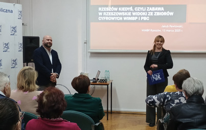 Zdjęcie do &bdquo;Rzesz&oacute;w kiedyś, czyli zabawa w rzeszowskie widoki ze zbior&oacute;w WiMBP i Podkarpackiej Biblioteki Cyfrowej&rdquo; &ndash; spotkanie z Jakubem Pawłowskim