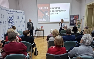 Zdjęcie do Spotkanie z Łukaszem Bajdą &ndash; promocja książki &bdquo;Ziemianie z podkarpackich dwor&oacute;w&rdquo;