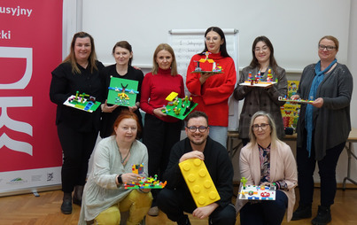 Zdjęcie do &bdquo;Lego Logos w pracy z tekstem literackim&rdquo; &ndash; warsztaty dla moderator&oacute;w DKK z woj. podkarpackiego 