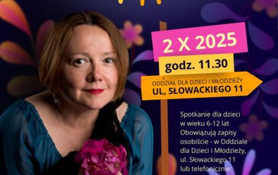 Zdjęcie do Spotkanie z Justyną Bednarek &ndash; autorką &bdquo;Niesamowitych przyg&oacute;d dziesięciu skarpetek&rdquo;