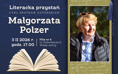 Zdjęcie do Spotkanie z Małgorzatą Polzer w ramach cyklu &bdquo;Literacka przystań&rdquo;