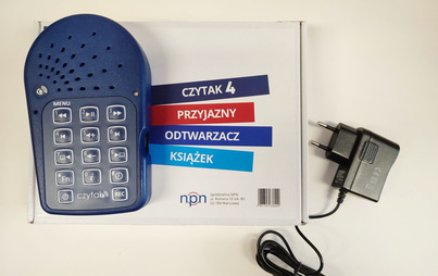 Zdjęcie do Czytanie książek łatwiejsze dla os&oacute;b z niepełnosprawnościami &ndash; nowy odtwarzacz Czytak 4 w naszej bibliotece