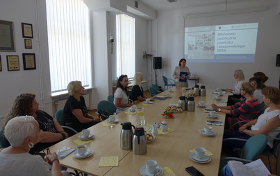 Zdjęcie do Narada dyrektor&oacute;w i kierownik&oacute;w bibliotek publicznych powiatu rzeszowskiego &ndash; inspiracje i wymiana doświadczeń 