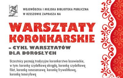Zdjęcie do Warsztaty koronkarskie dla dorosłych 