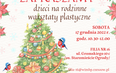 Zdjęcie do Rodzinne warsztaty plastyczne