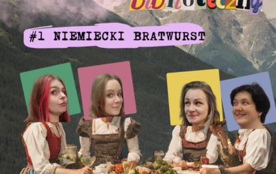 Zdjęcie do Akcja czytelnicza „Kulinarny Kalendarz Biblioteczny”: #1 NIEMIECKI BRATWURST