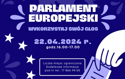 Zdjęcie do „Parlament Europejski – wykorzystaj swój głos”: wykład Ewy Nowak-Koprowicz