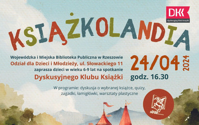 Zdjęcie do „Książkolandia”: spotkanie Dyskusyjnego Klubu Książki 