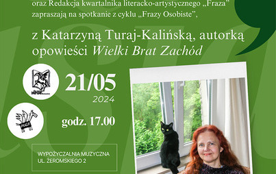 Zdjęcie do &bdquo;Polka w (zachodniej) Europie&rdquo;: spotkanie z cyklu &bdquo;Frazy Osobiste&rdquo; z Katarzyną Turaj-Kalińską
