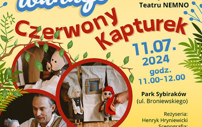 Zdjęcie do &bdquo;Czerwony Kapturek&rdquo;: kukiełkowy spektakl w wykonaniu Teatru NEMNO