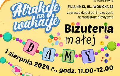 Zdjęcie do „Biżuteria małej damy”: warsztaty tworzenia bransoletek