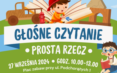 Zdjęcie do &bdquo;Głośne czytanie - prosta rzecz&rdquo;