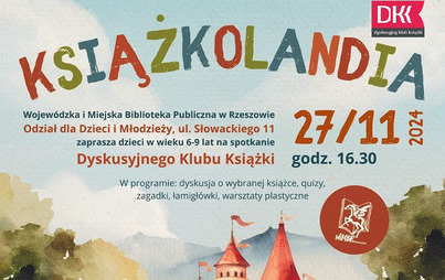 Zdjęcie do Spotkanie Dyskusyjnego Klubu Książki „Książkolandia”