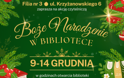 Zdjęcie do „Boże Narodzenie w bibliotece”: akcja czytelnicza