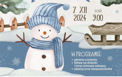 Zdjęcie do W poszukiwaniu Pani Zimy: spotkanie czytelniczo-animacyjne z cyklu BAJANKI – BAJKI NA PORANKI