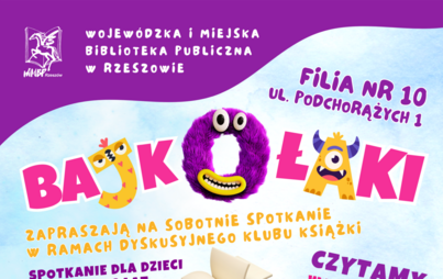 Zdjęcie do Spotkanie Dyskusyjnego Klubu Książki „Bajkołaki”