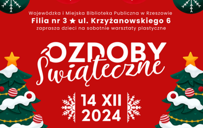 Zdjęcie do „Ozdoby świąteczne”: warsztaty plastyczne