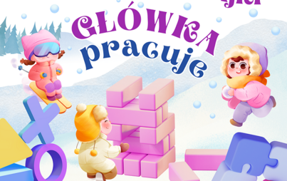 Zdjęcie do „Główka pracuje”: gry wielkoformatowe w bibliotece