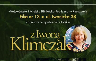 Zdjęcie do Spotkanie autorskie z Iwoną Klimczak