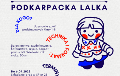 Zdjęcie do &bdquo;Podkarpacka lalka&rdquo;: międzyszkolny konkurs plastyczno-techniczny