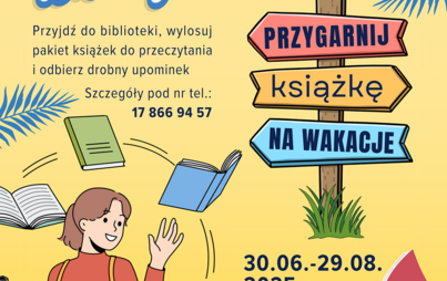 Zdjęcie do Przygarnij książkę na wakacje
