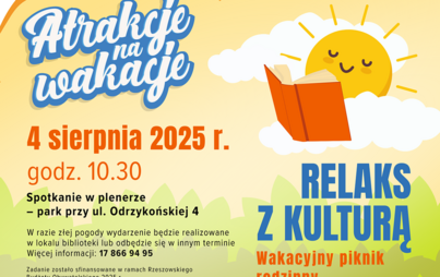 Zdjęcie do Relaks z kulturą – piknik rodzinny