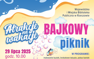 Zdjęcie do Bajkowy piknik – spotkanie plenerowe