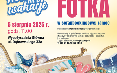 Zdjęcie do Warsztaty „Fotka w scrapbookingowej ramce”