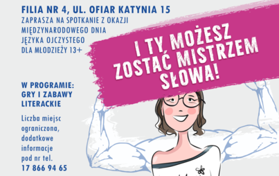 Zdjęcie do &bdquo;I Ty możesz zostać Mistrzem Słowa!&rdquo; - spotkanie Młodzieżowego Klubu Czytelniczego