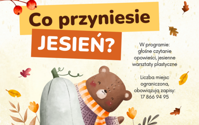 Zdjęcie do Bajkoteka skrzata: ,,Co przyniesie jesień?”