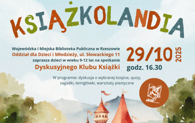 Zdjęcie do Spotkanie Dyskusyjnego Klubu Książki Książkolandia