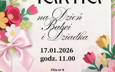 Zdjęcie do Kartka na Dzień Babci i Dziadka: rodzinne zajęcia literacko-plastyczne z cyklu &bdquo;Poranek z kulturą&rdquo;