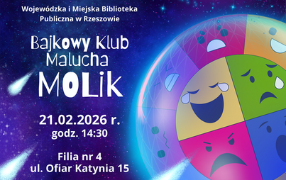 Zdjęcie do Spotkanie w Bajkowym Klubie Malucha &bdquo;Molik&rdquo;