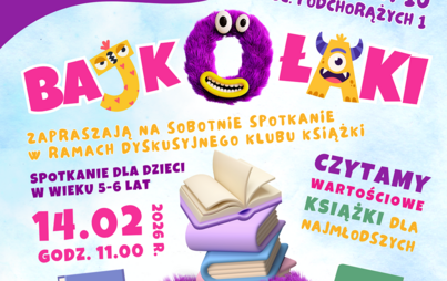 Zdjęcie do Spotkanie Dyskusyjnego Klubu Książki &bdquo;Bajkołaki&rdquo;