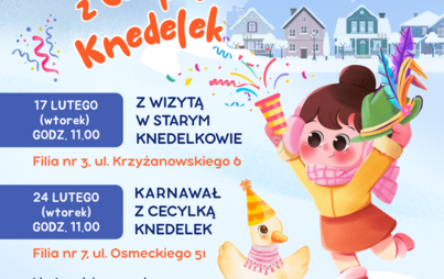 Zdjęcie do Warsztaty plastyczne z Cecylką Knedelek &ndash; FERIE JAK Z BAJKI 2026