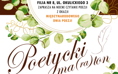 Zdjęcie do POETYCKI MA(ra)TON