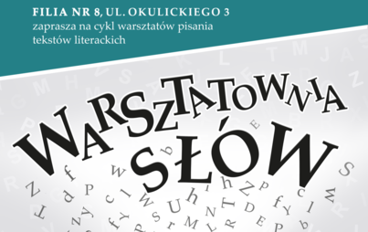 Zdjęcie do „Warsztatownia słów” - warsztaty pisarskie z Serhijem Syniukiem