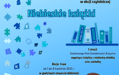 Zdjęcie do Akcja czytelnicza „Niebieskie książki”