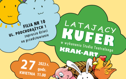 Zdjęcie do  &bdquo;LATAJĄCY KUFER&rdquo; przedstawienie w wykonaniu Studia Teatralnego KRAK-ART